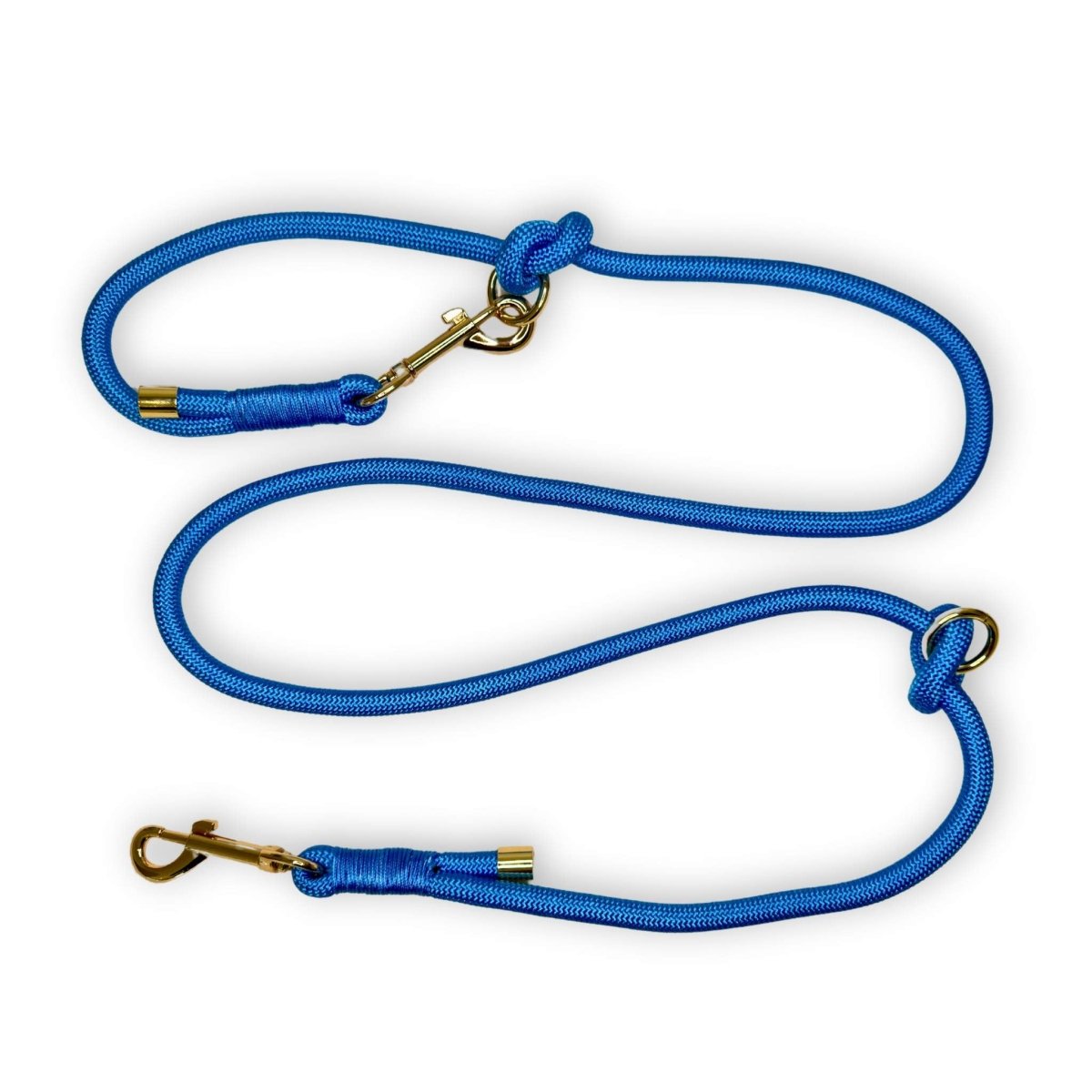 PupClub Couture 5ft Rope Dog Lead Blue