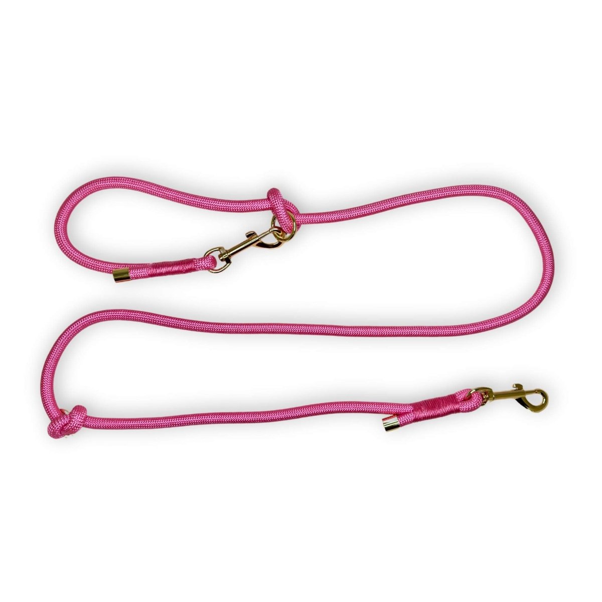 PupClub Couture 5ft Rope Dog Lead Pink