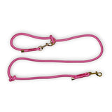 PupClub Couture 5ft Rope Dog Lead Pink