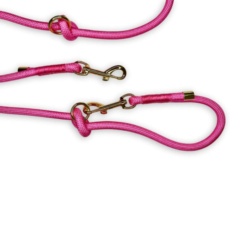 PupClub Couture 5ft Rope Dog Lead Pink