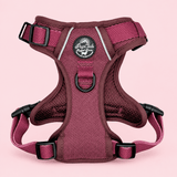 PupClub Couture Rugged Rover Dog Harness - Berry Tweed