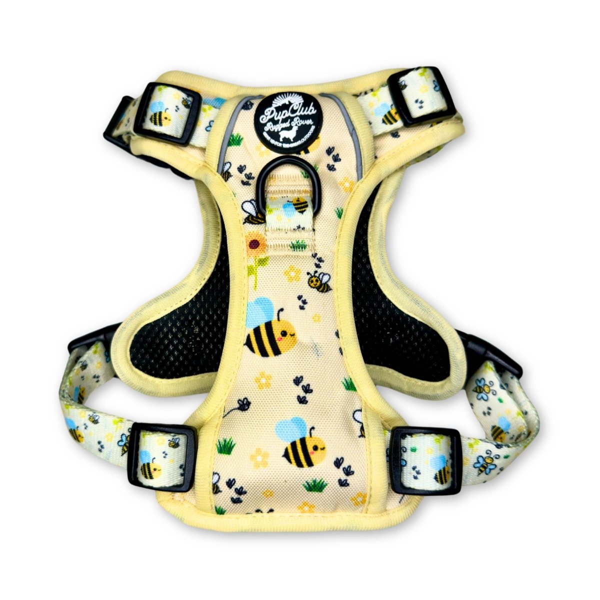 PupClub Couture Rugged Rover Bee-utiful Summer Dog Harness