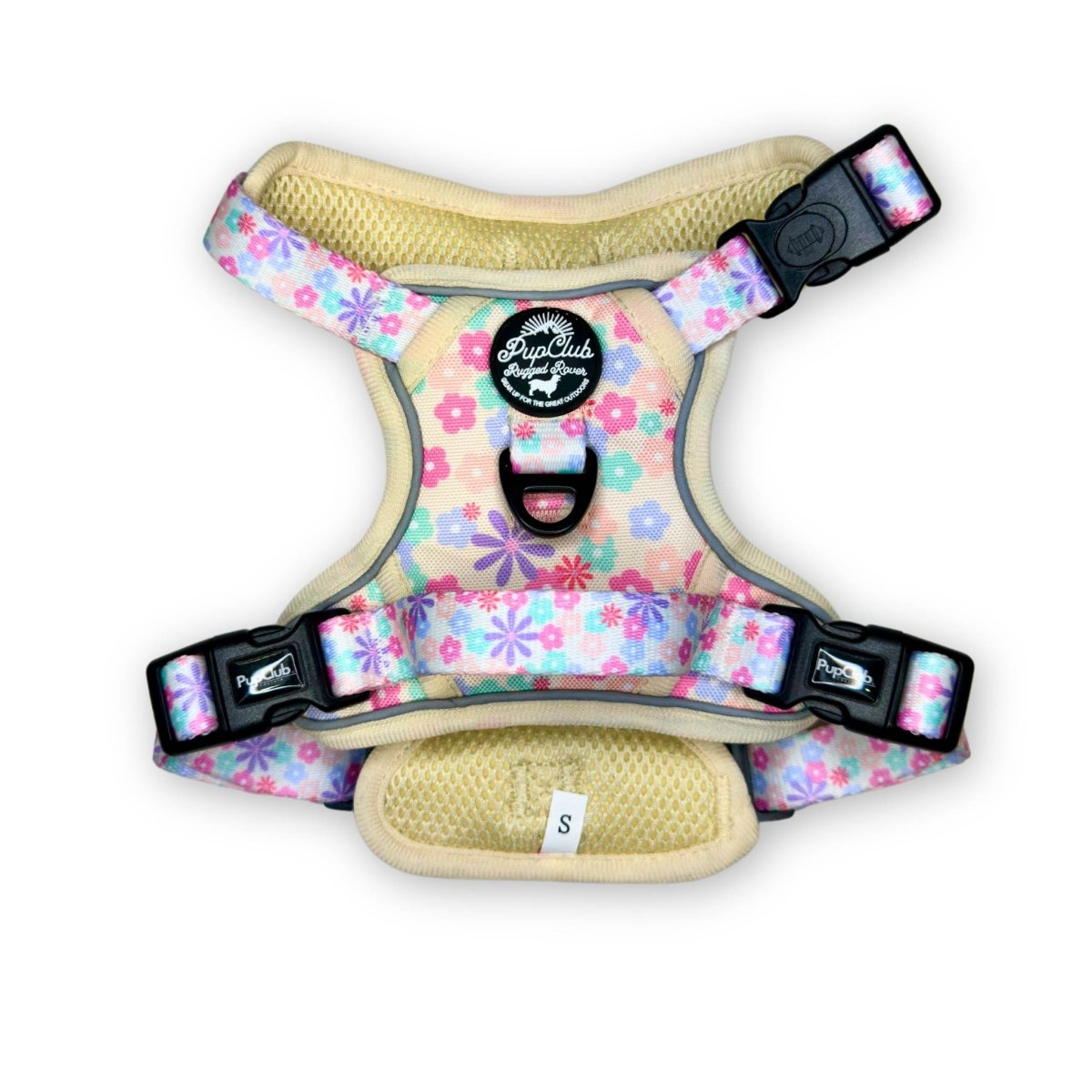 PupClub Couture Rugged Rover Pretty Petals Dog Harness
