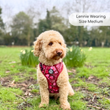 PupClub Couture Rugged Rover Harness - Burgundy Bloom