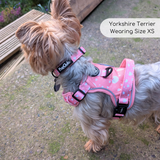 PupClub Couture Rugged Rover Harness - Peachy Hearts