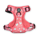 PupClub Couture Rugged Rover Harness - Peachy Hearts