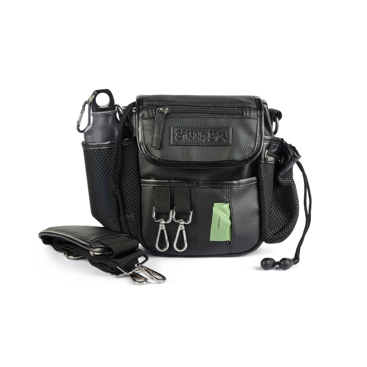 The Original Bag - Slate Black Leather Trim Barking Bags