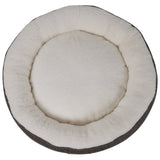 Ralph & Co The Lincoln Herringbone Tweed Calming Donut Dog Bed
