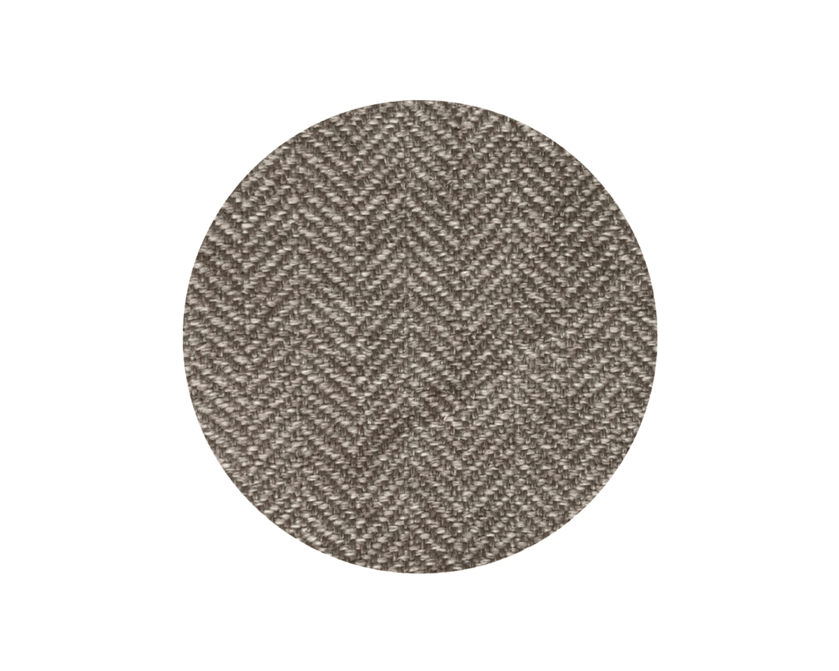 Ralph & Co The Lincoln Tweed Flat Pillow Dog Bed - Brown Herringbone