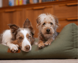 Ralph & Co The Henley Orthopaedic Waterproof Bolster Dog Bed Olive Green