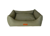 Ralph & Co The Henley Orthopaedic Waterproof Bolster Dog Bed Olive Green