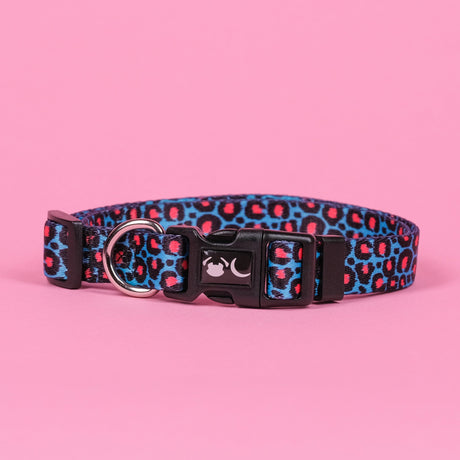 SnazzyTails Willow Dog Collar Leopard Print
